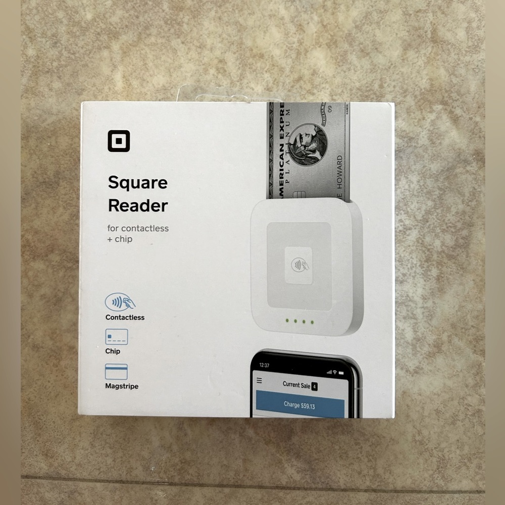 Never opened- Square reader